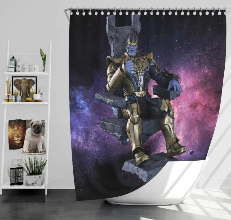 Guardians of the Galaxy: Thanos Presence Shower Curtain