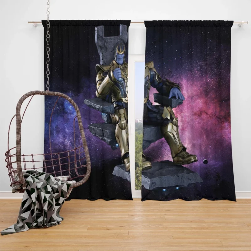 Guardians of the Galaxy: Thanos Presence Window Curtain