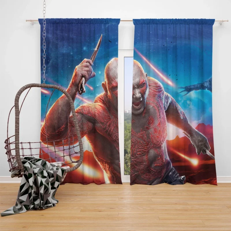 Guardians of the Galaxy Vol. 2: Drax Return Window Curtain
