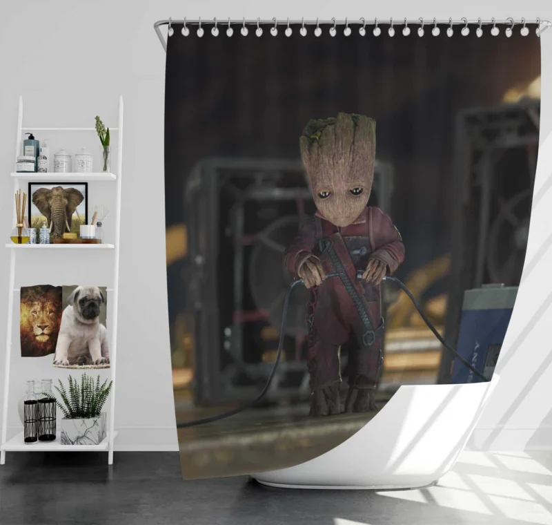 Guardians of the Galaxy Vol. 2: Groot and Yondu Shower Curtain