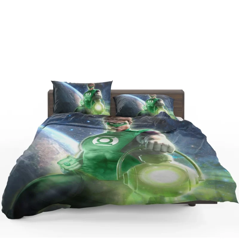 Hal Jordan and John Stewart in Green Lantern Comics Bedding Set