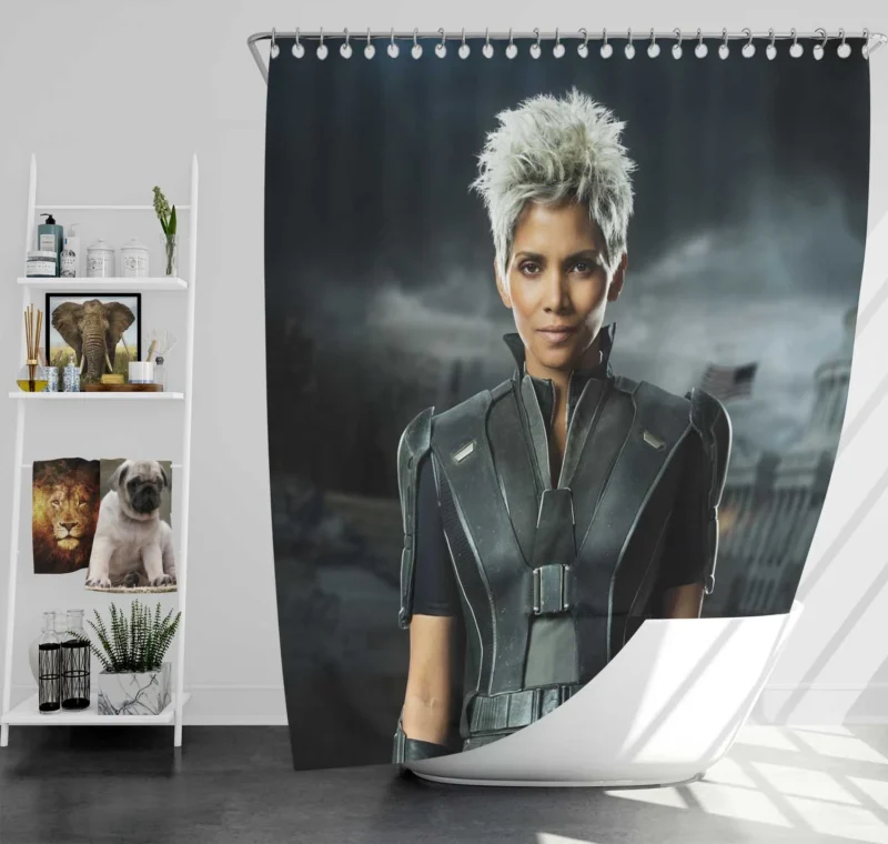Halle Berry As Storm: X-Men Icon Shower Curtain