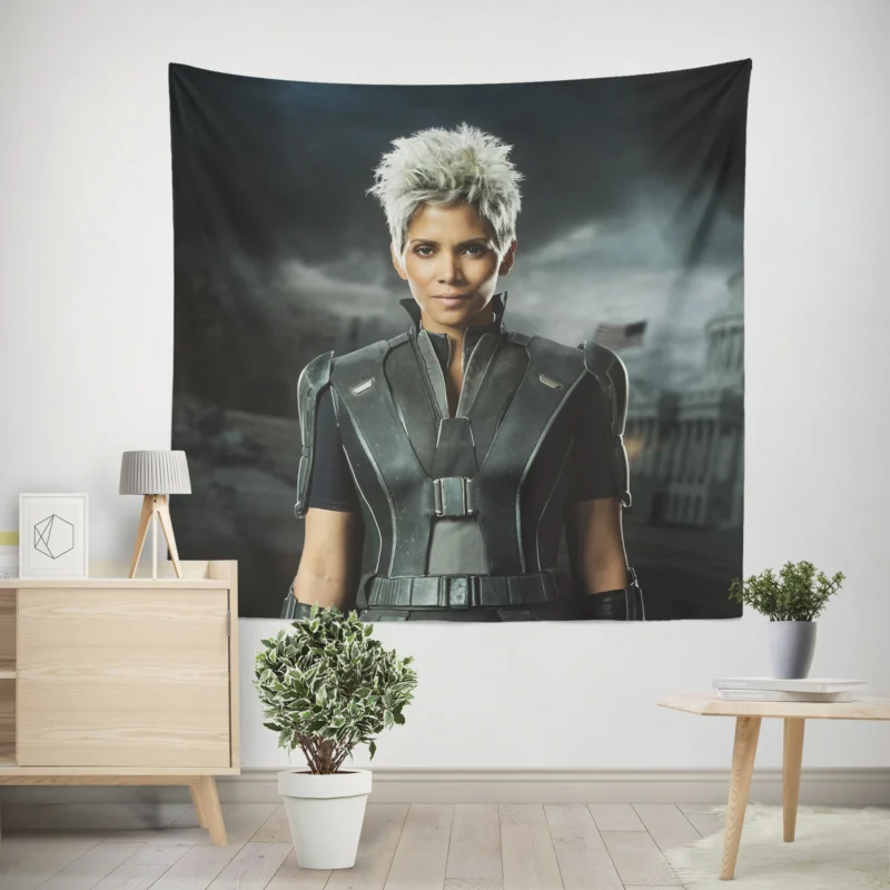 Halle Berry As Storm: X-Men Icon  Wall Tapestry