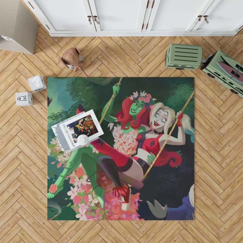 Harley Quinn TV Show: Dive into the World of Poison Ivy Floor Rug