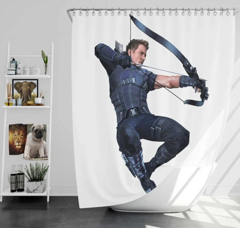 Hawkeye in Captain America: Avengers Civil War Shower Curtain