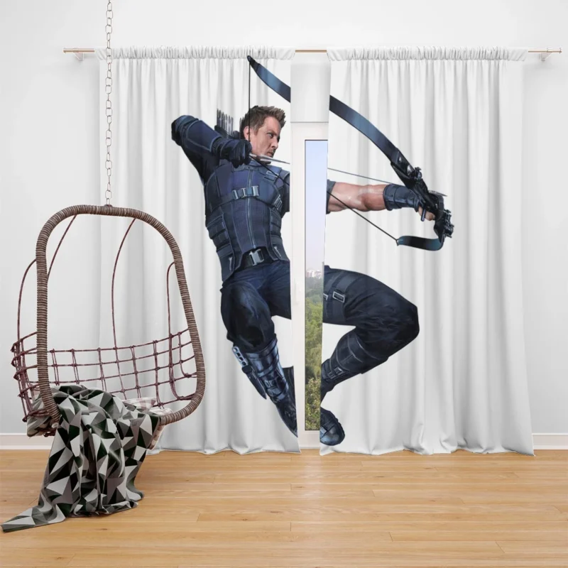 Hawkeye in Captain America: Avengers Civil War Window Curtain