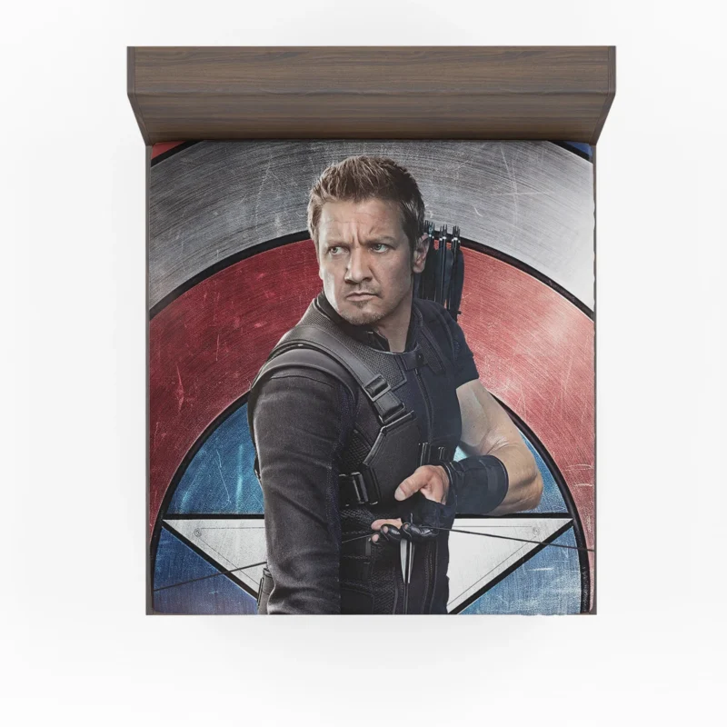 Hawkeye in Captain America: Civil War Fitted Sheet