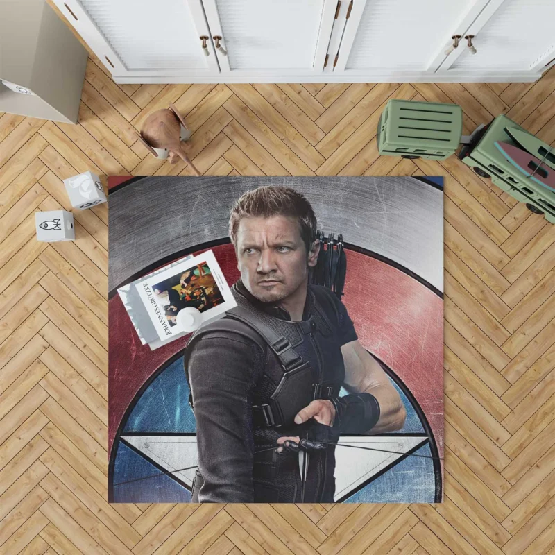 Hawkeye in Captain America: Civil War Floor Rug