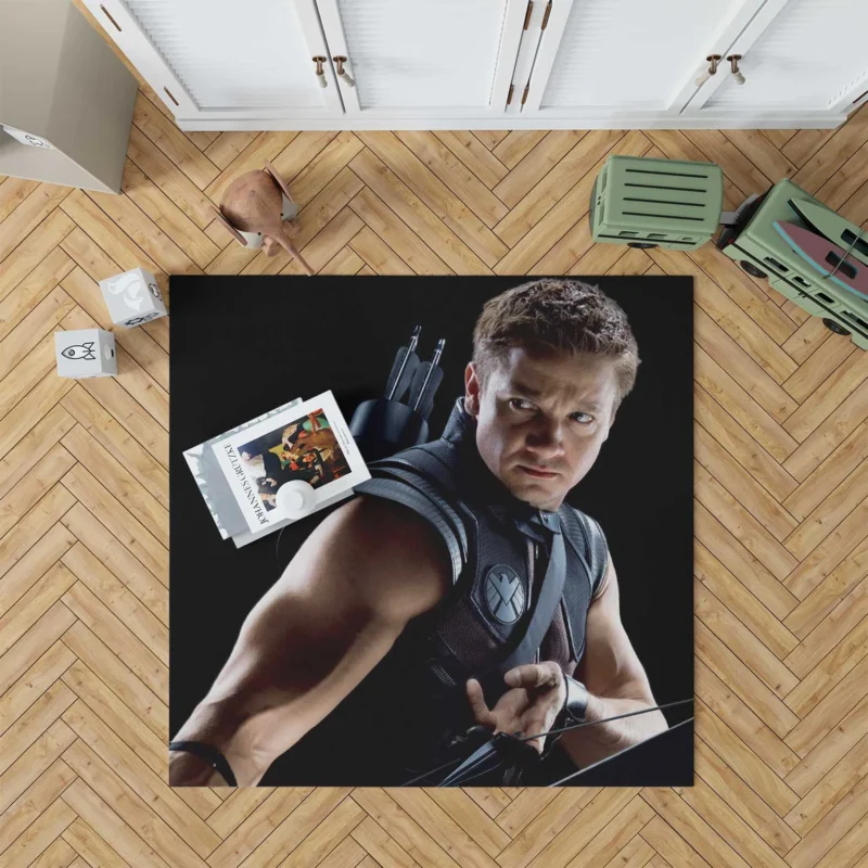 Hawkeye in The Avengers: Jeremy Renner Character Floor Rug