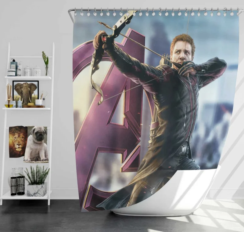 Hawkeye in The Avengers: Marvel Heroes Shower Curtain