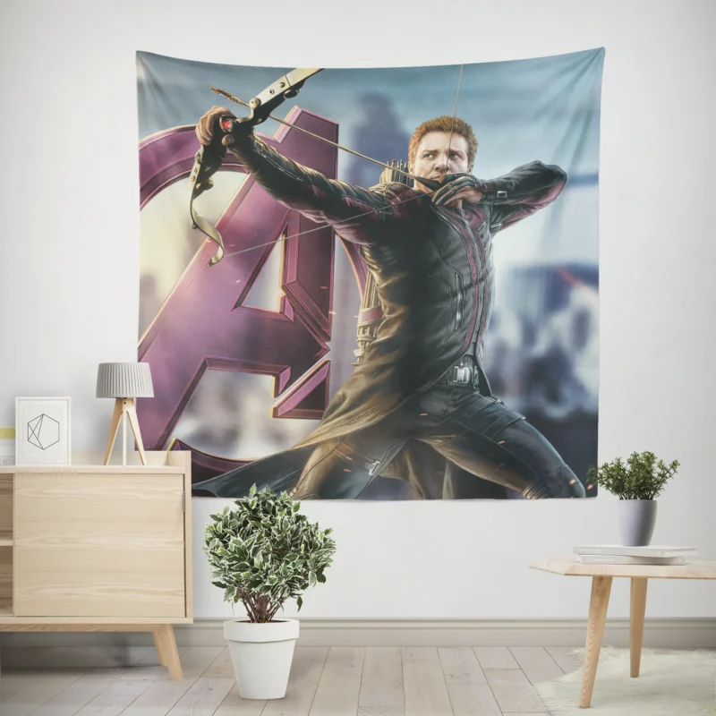 Hawkeye in The Avengers: Marvel Heroes  Wall Tapestry