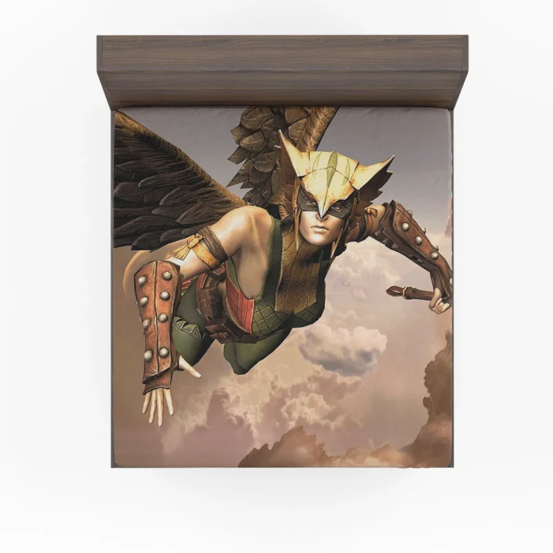 Hawkgirl in Injustice: Gods Among Us Fitted Sheet