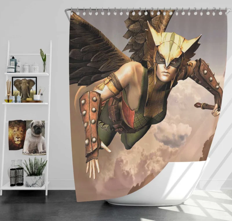 Hawkgirl in Injustice: Gods Among Us Shower Curtain