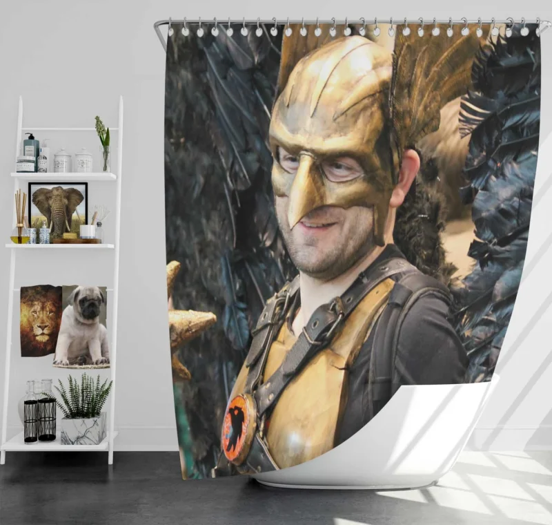 Hawkman Cosplay: Bring the Hero to Life Shower Curtain