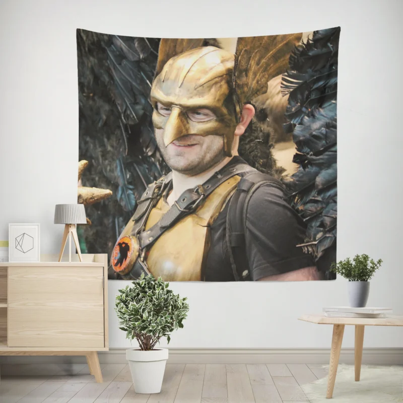 Hawkman Cosplay: Bring the Hero to Life  Wall Tapestry