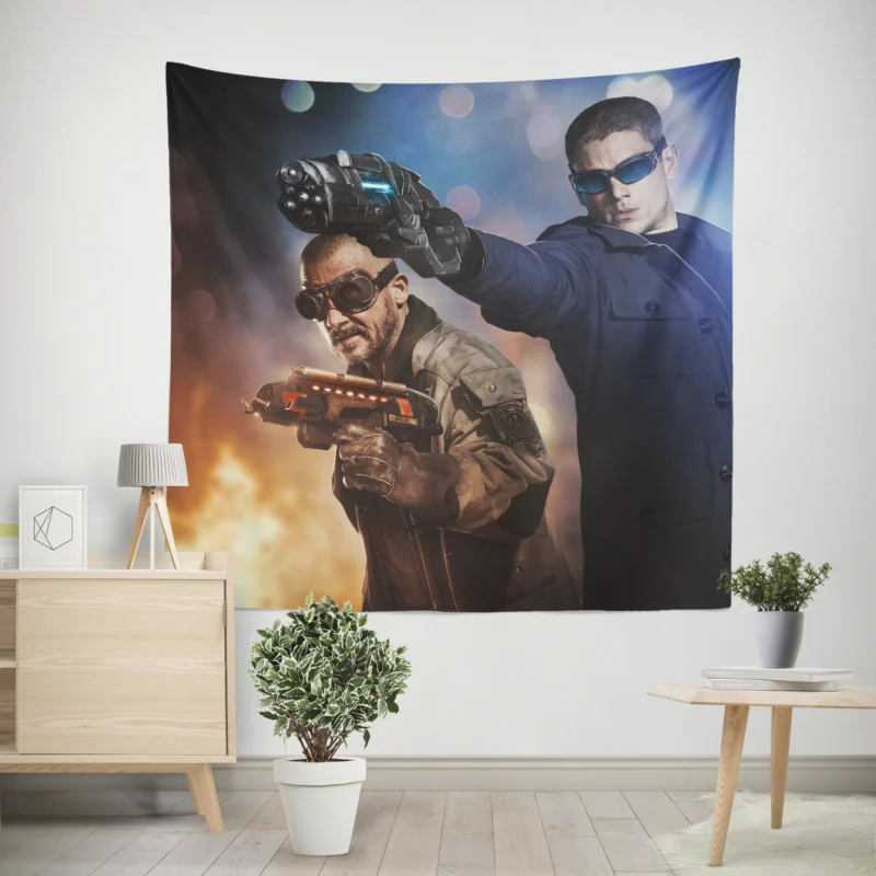 Heat Wave in The Flash (2014) TV Show  Wall Tapestry