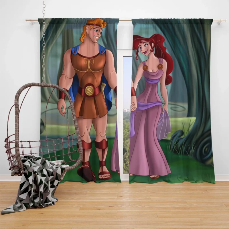 Hercules (1997) Wallpaper: Disney Magic Window Curtain