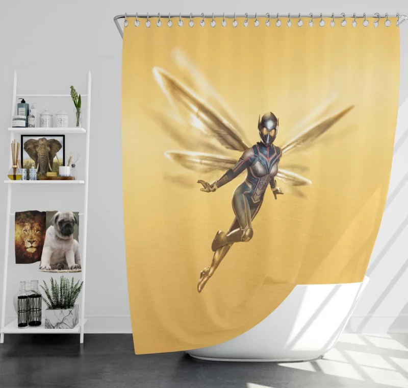 Hope Van Dyne as the Wasp Shower Curtain
