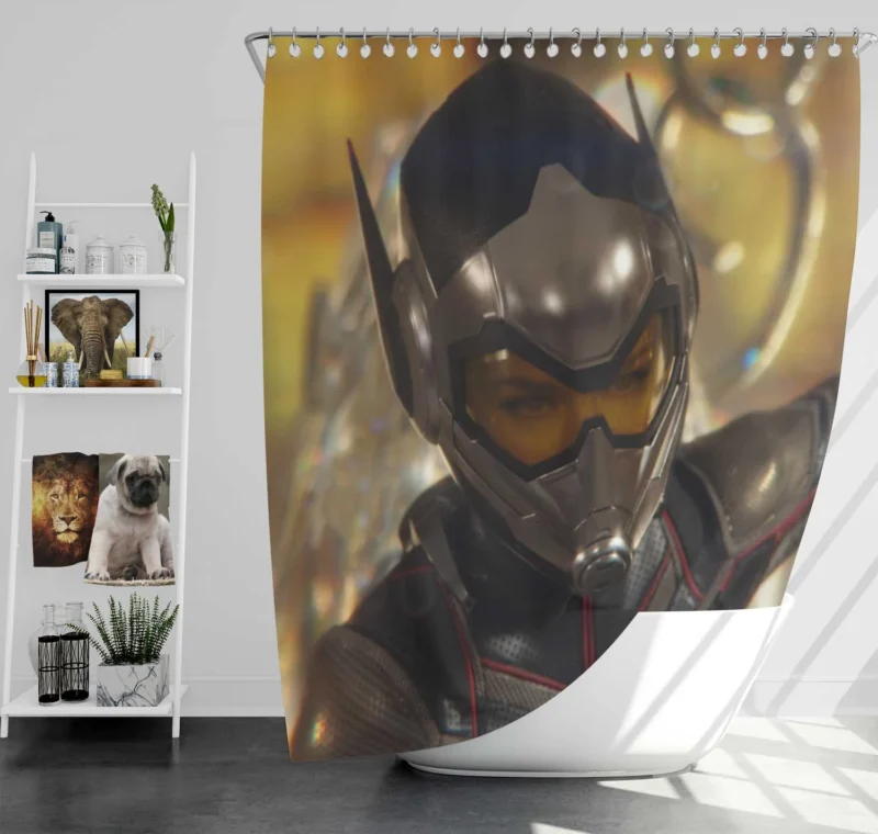 Hope Van Dyne as the Wasp Tiny Heroes Shower Curtain