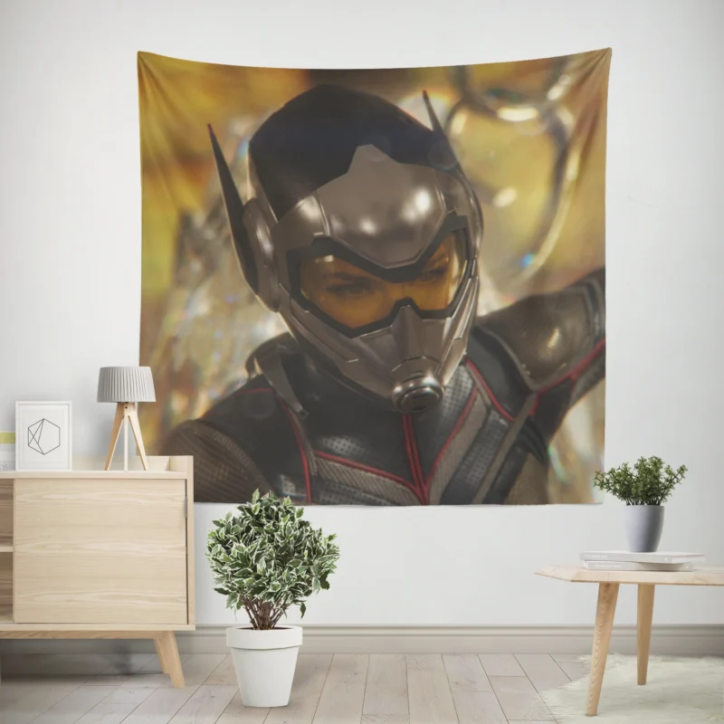 Hope Van Dyne as the Wasp Tiny Heroes  Wall Tapestry