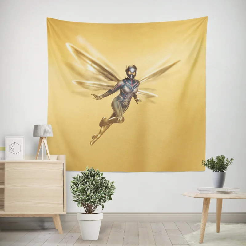 Hope Van Dyne as the Wasp  Wall Tapestry