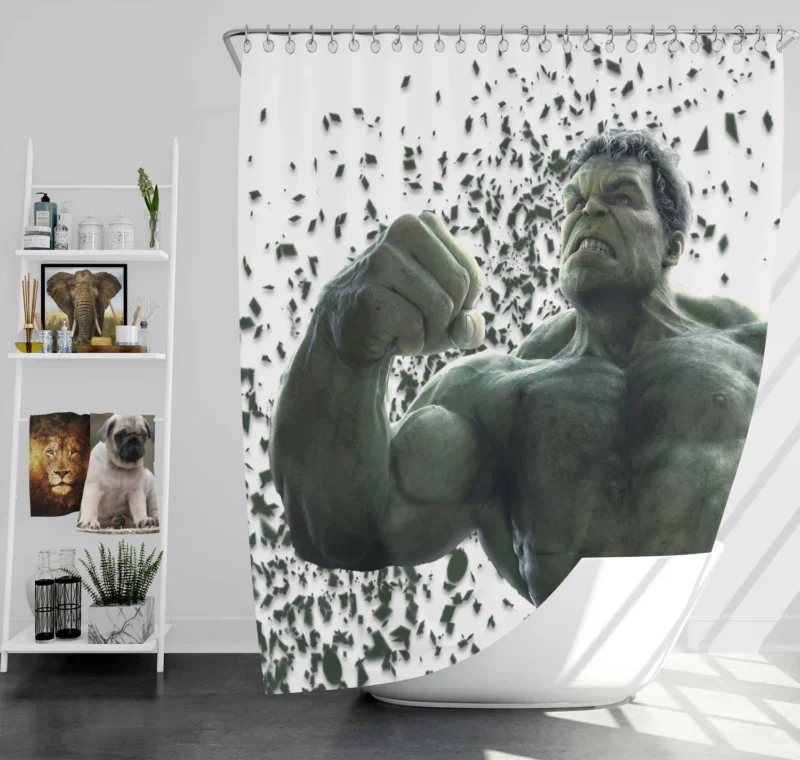 Hulk Power in Avengers: Infinity War Shower Curtain