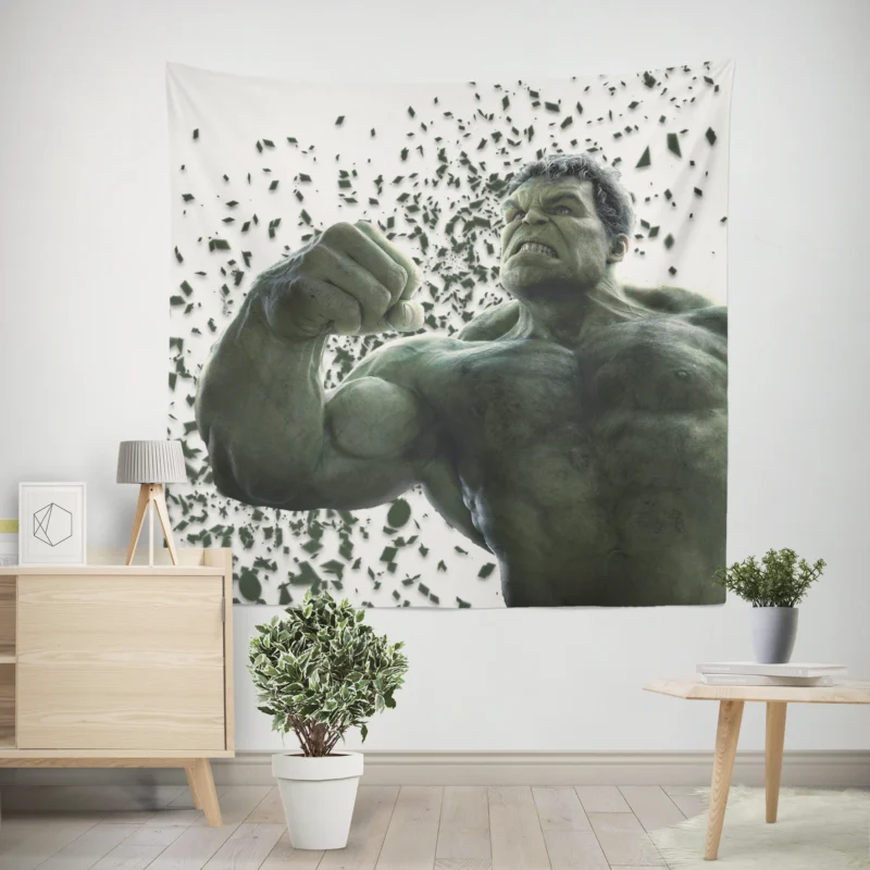 Hulk Power in Avengers: Infinity War  Wall Tapestry