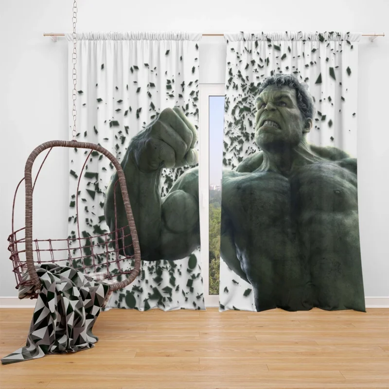 Hulk Power in Avengers: Infinity War Window Curtain