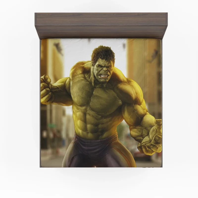 Hulk Role in Avengers: Age of Ultron Fitted Sheet