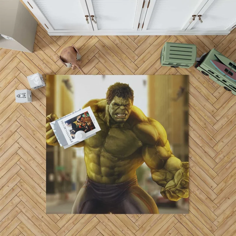 Hulk Role in Avengers: Age of Ultron Floor Rug