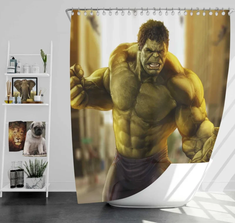 Hulk Role in Avengers: Age of Ultron Shower Curtain