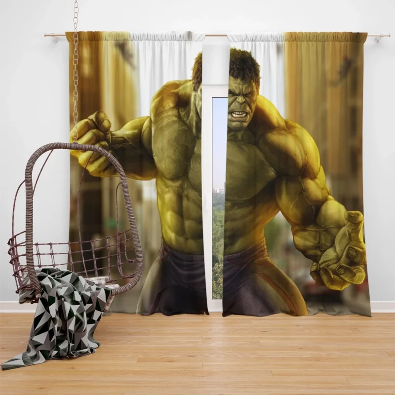 Hulk Role in Avengers: Age of Ultron Window Curtain