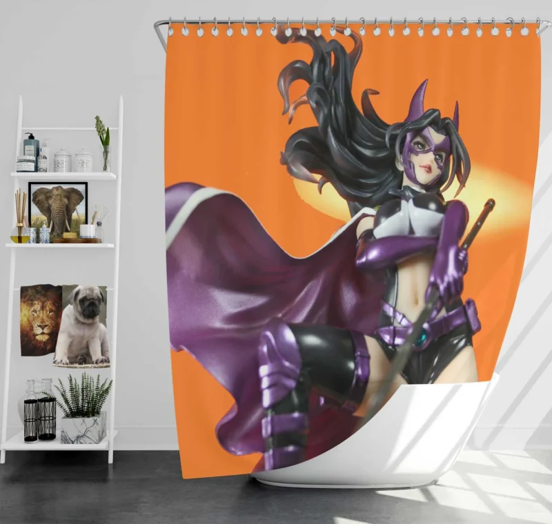 Huntress (DC Comics): Heroic Adventures Shower Curtain