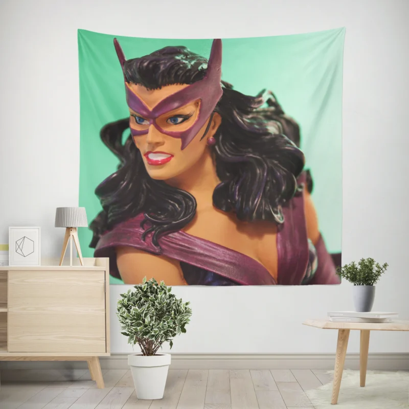 Huntress in Comics: Unveiling Her Story  Wall Tapestry