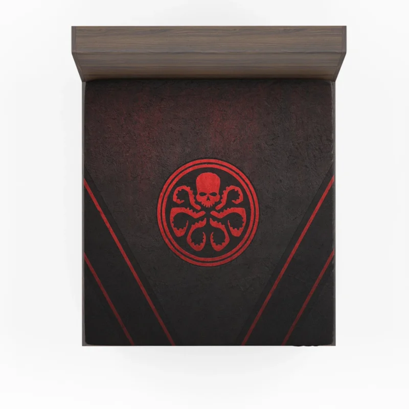 Hydra Red Skull: Arch-Nemesis of Captain America Fitted Sheet