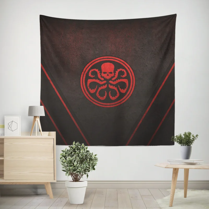 Hydra Red Skull: Arch-Nemesis of Captain America  Wall Tapestry