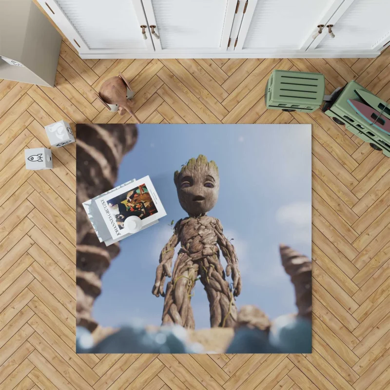 I Am Groot TV Show: A Groot-Filled Journey Floor Rug