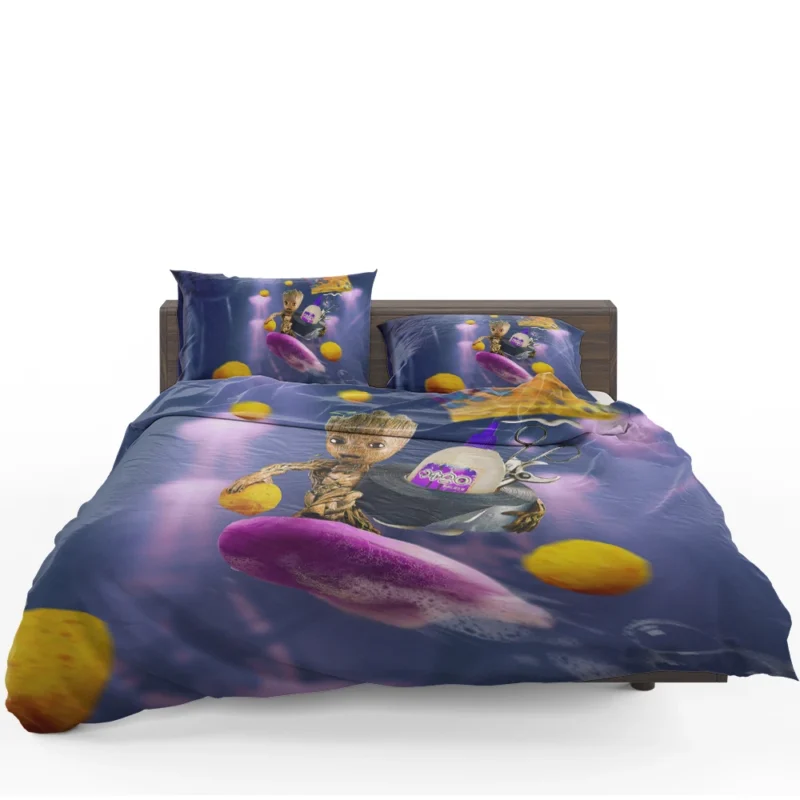 I Am Groot TV Show: Discover Groot Universe Bedding Set