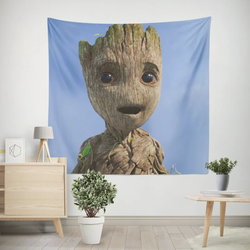 I Am Groot TV Show: Exploring Groot World  Wall Tapestry