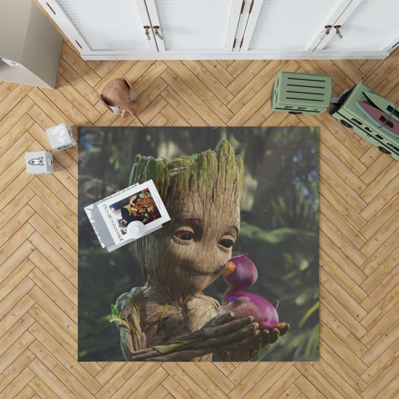 I Am Groot TV Show: Groot Epic Adventures Floor Rug