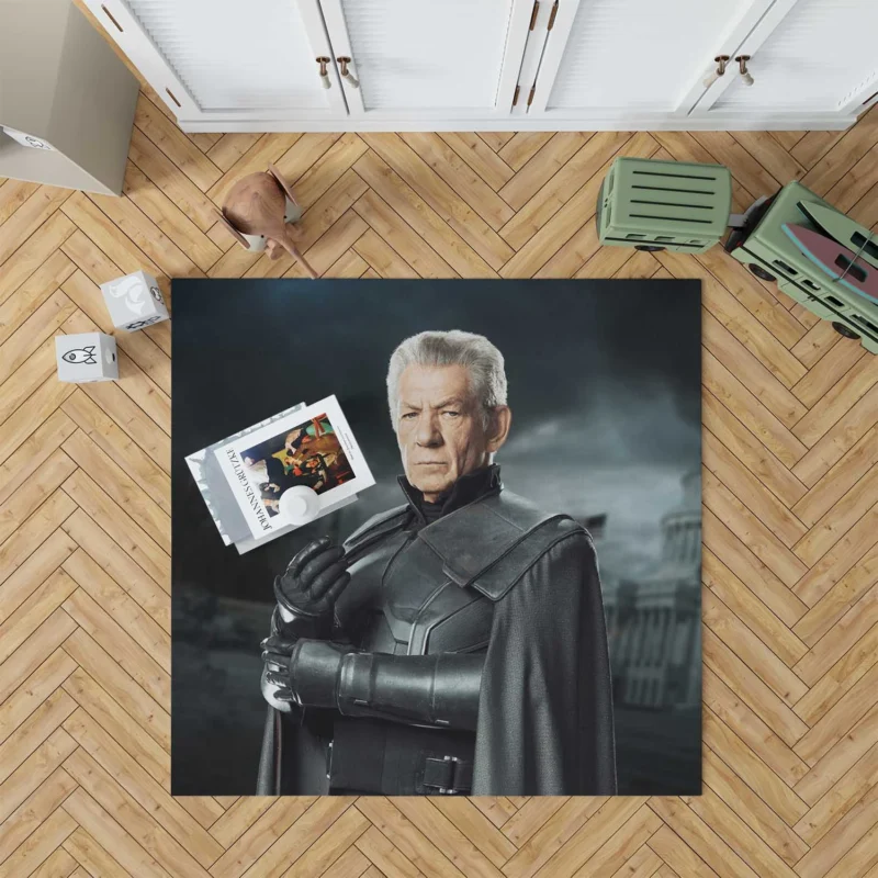 Ian McKellen Memorable Magneto in X-Men Floor Rug