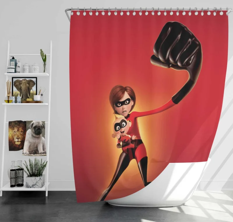 Incredibles 2: Jack-Jack Super Powers Shower Curtain