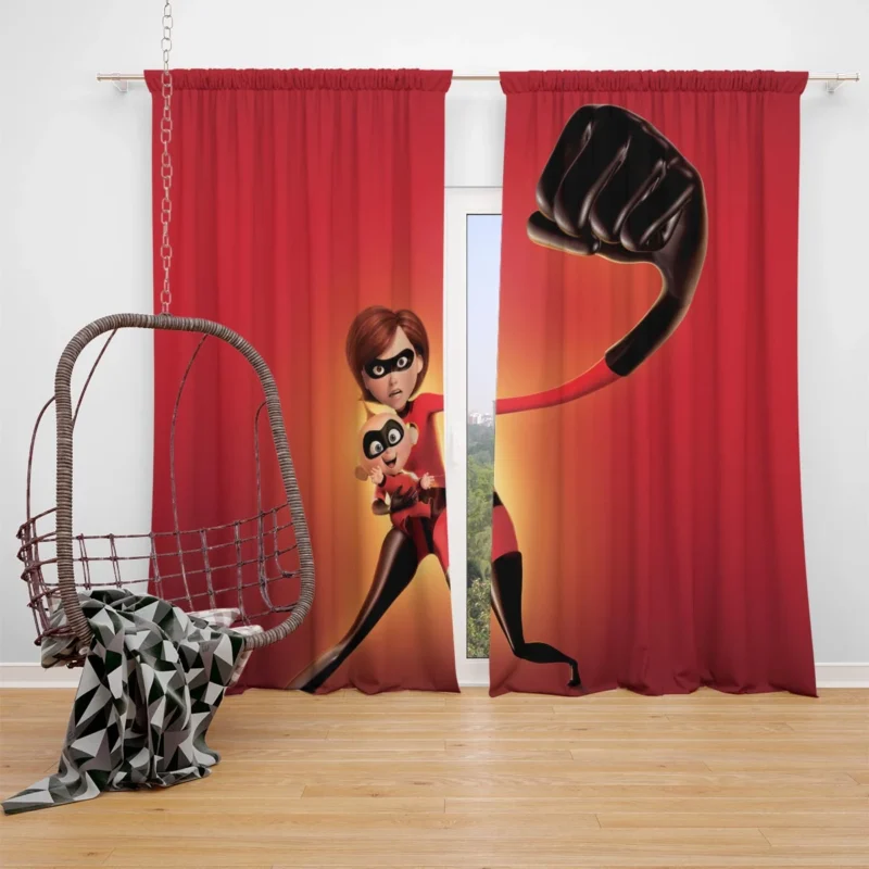 Incredibles 2: Jack-Jack Super Powers Window Curtain