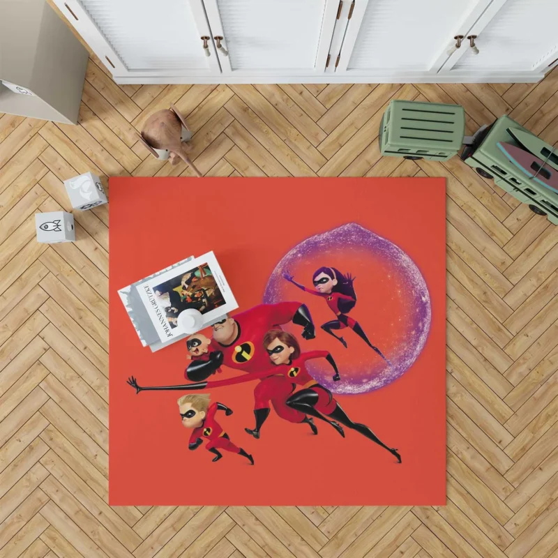 Incredibles 2: The Parr Family Adventures Floor Rug