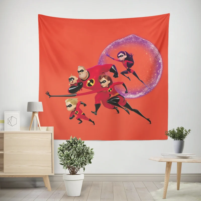 Incredibles 2: The Parr Family Adventures  Wall Tapestry