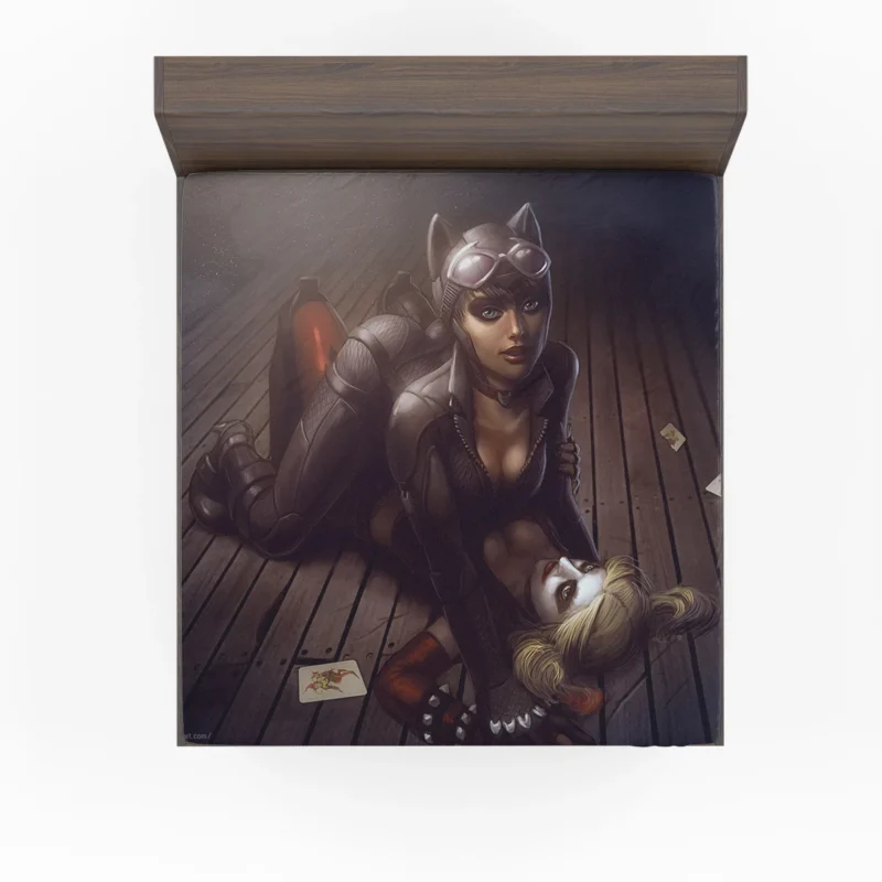 Infinite Crisis: Catwoman DC Universe Adventure Fitted Sheet