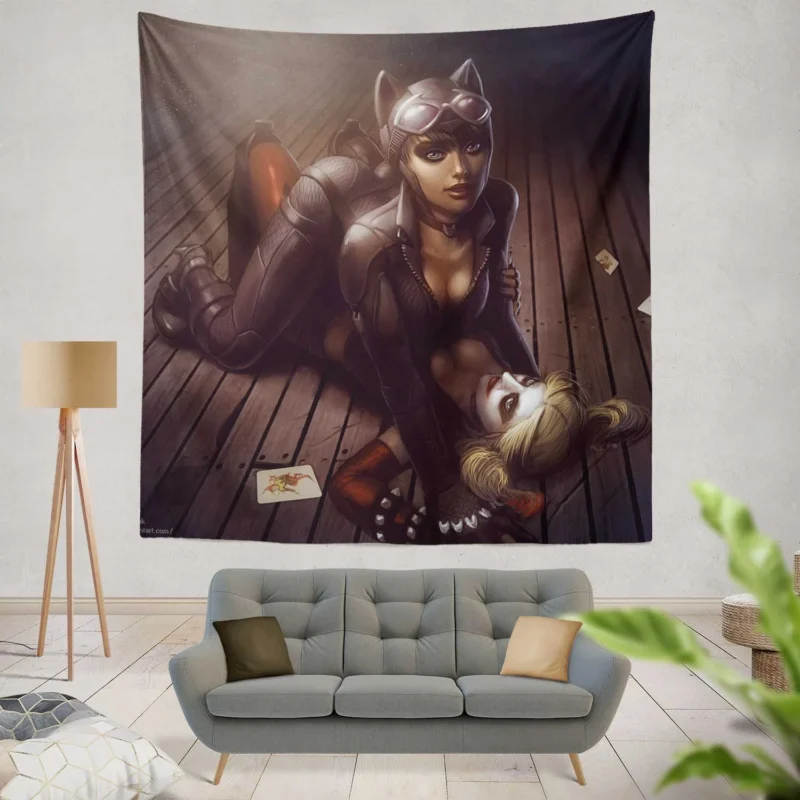 Infinite Crisis: Catwoman DC Universe Adventure  Wall Tapestry