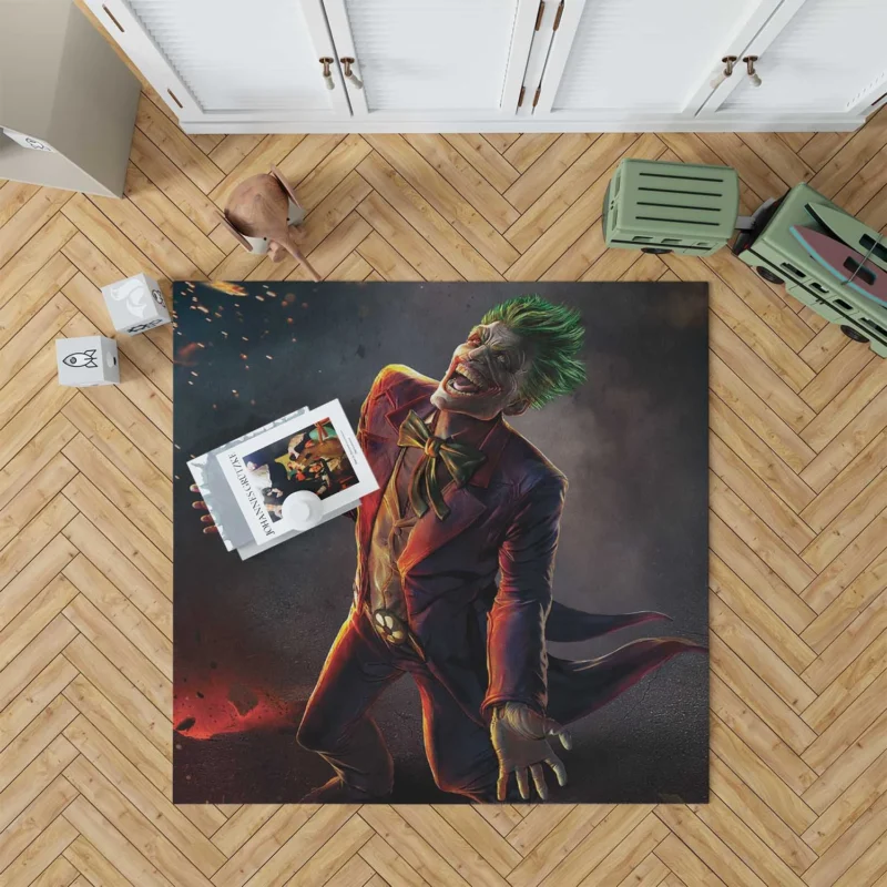 Infinite Crisis Joker Gameplay Floor Rug