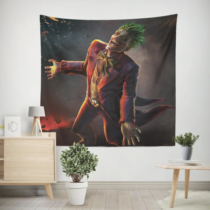 Infinite Crisis Joker Gameplay  Wall Tapestry
