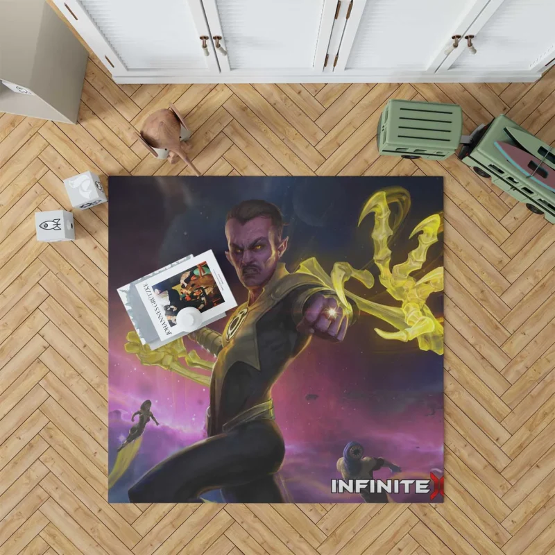 Infinite Crisis: Sinestro Chaotic Entry Floor Rug